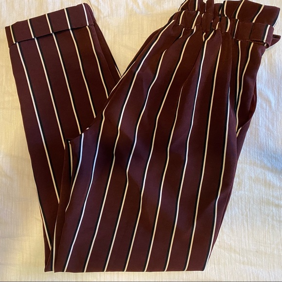 af studio stripe paperback waist trouser pants - Picture 5 of 8